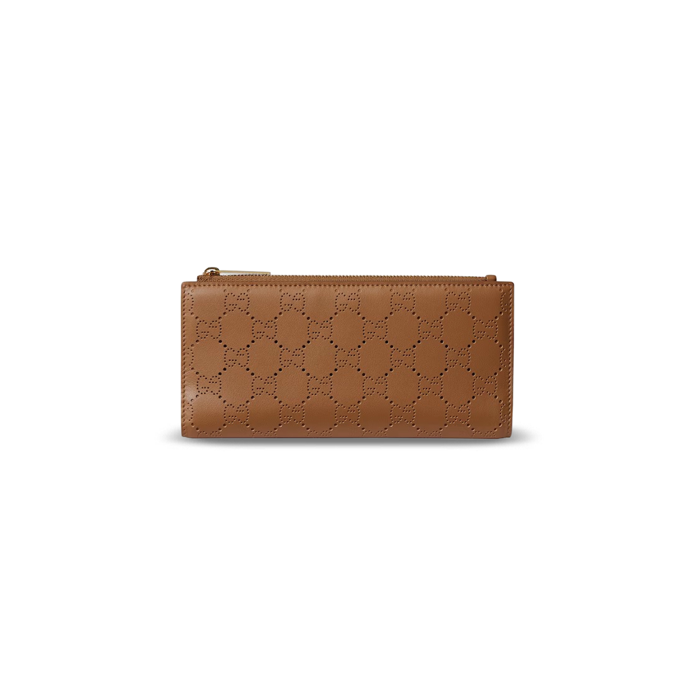 GUCCI PERFORATED GG LONG WALLET 876085 (19*10*1.5cm)